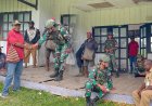 Hadirkan Solusi Lewat Diskusi, Satgas Yonif 711/Raksatama Gelar Komsos dengan Kepala Distrik dan Warga Aradide